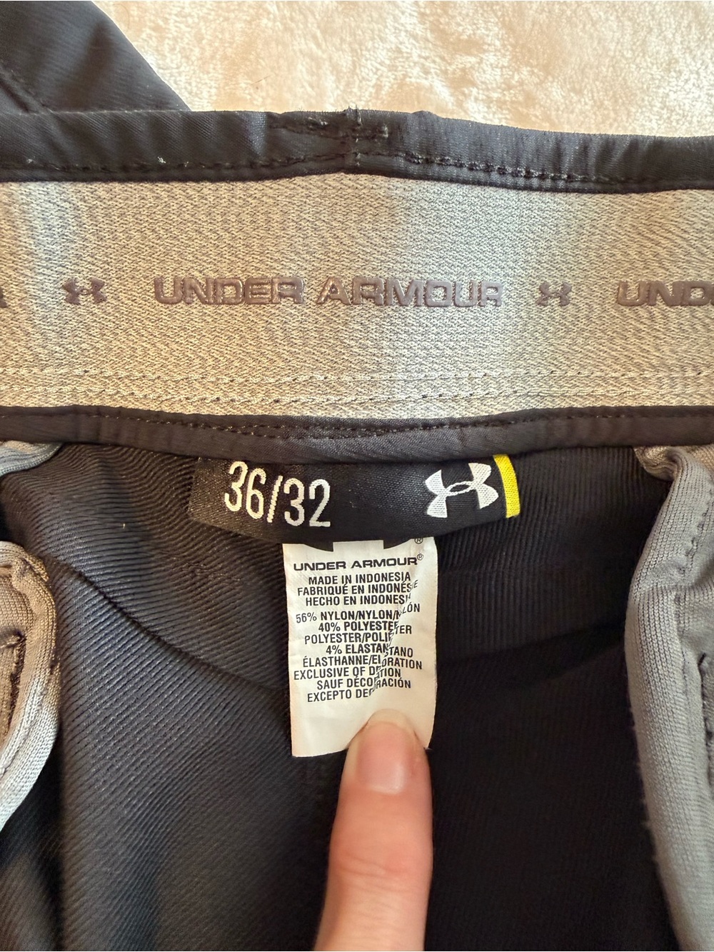 Men's Black Golf Pants - Under Armour - Picture 7 of 7